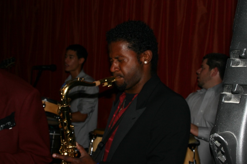 Jean on saxophones